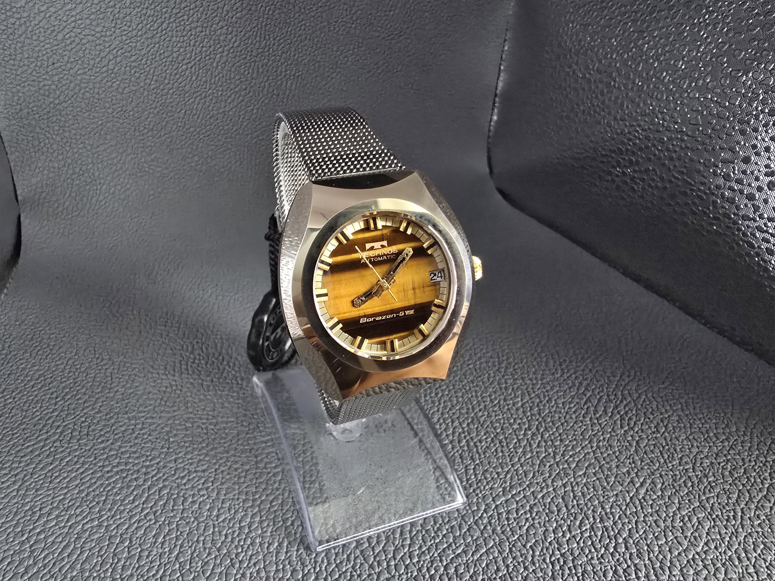 TECHNOS TIGER Borazon AUTOMATIC テクノス タイガー ボラゾン 腕時計