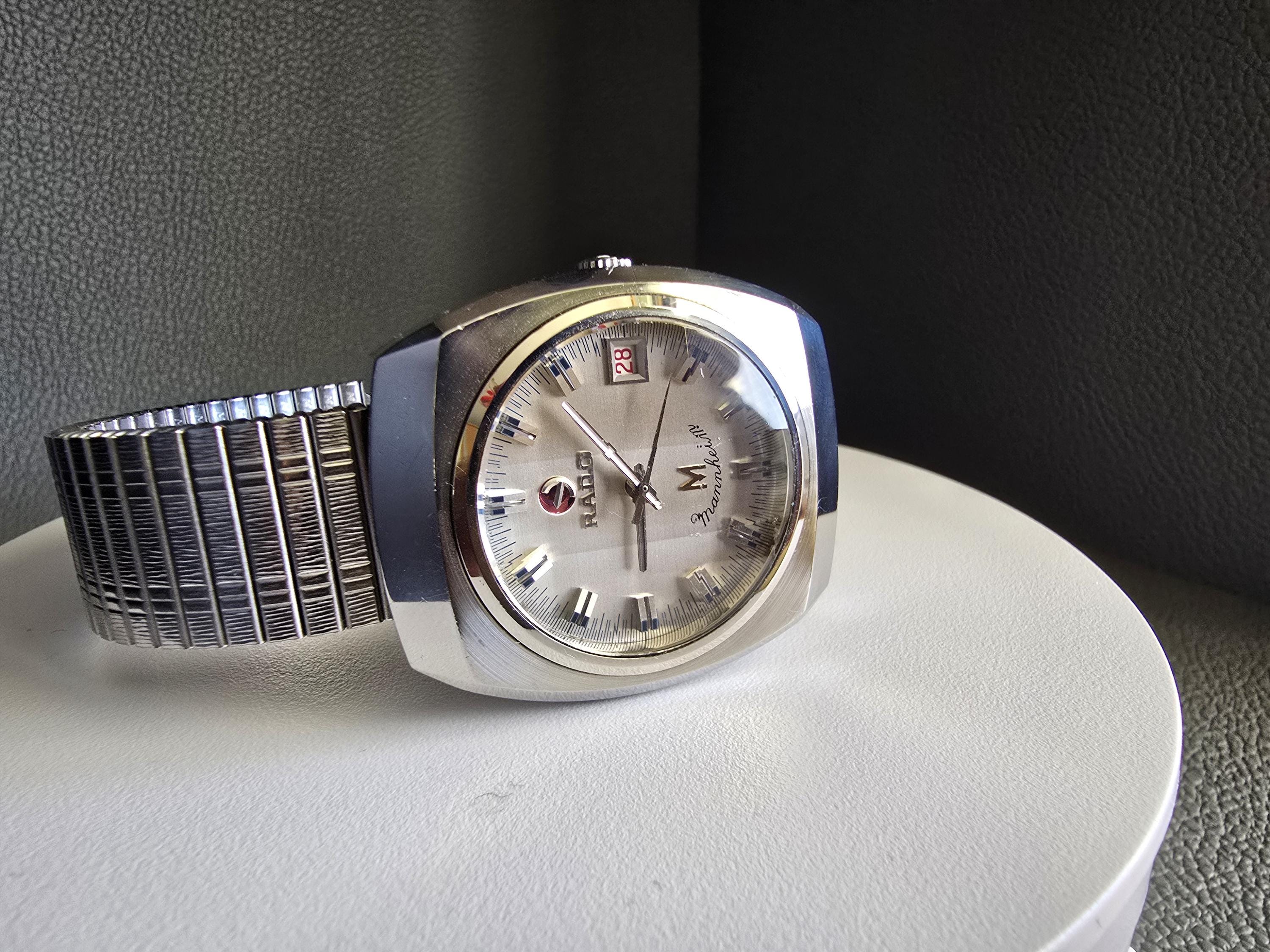 承*郎様 ヴィンテージRADO Mannheim自動巻き時計 0104 Vintage Automatic Watch Rado Model Mannheim , Made in Swiss , Mint