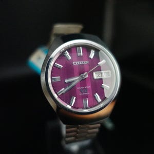Vintage very rare automatic watch Citizen model Seven Star , 24 Jewels , made in Japan , Old Stock !