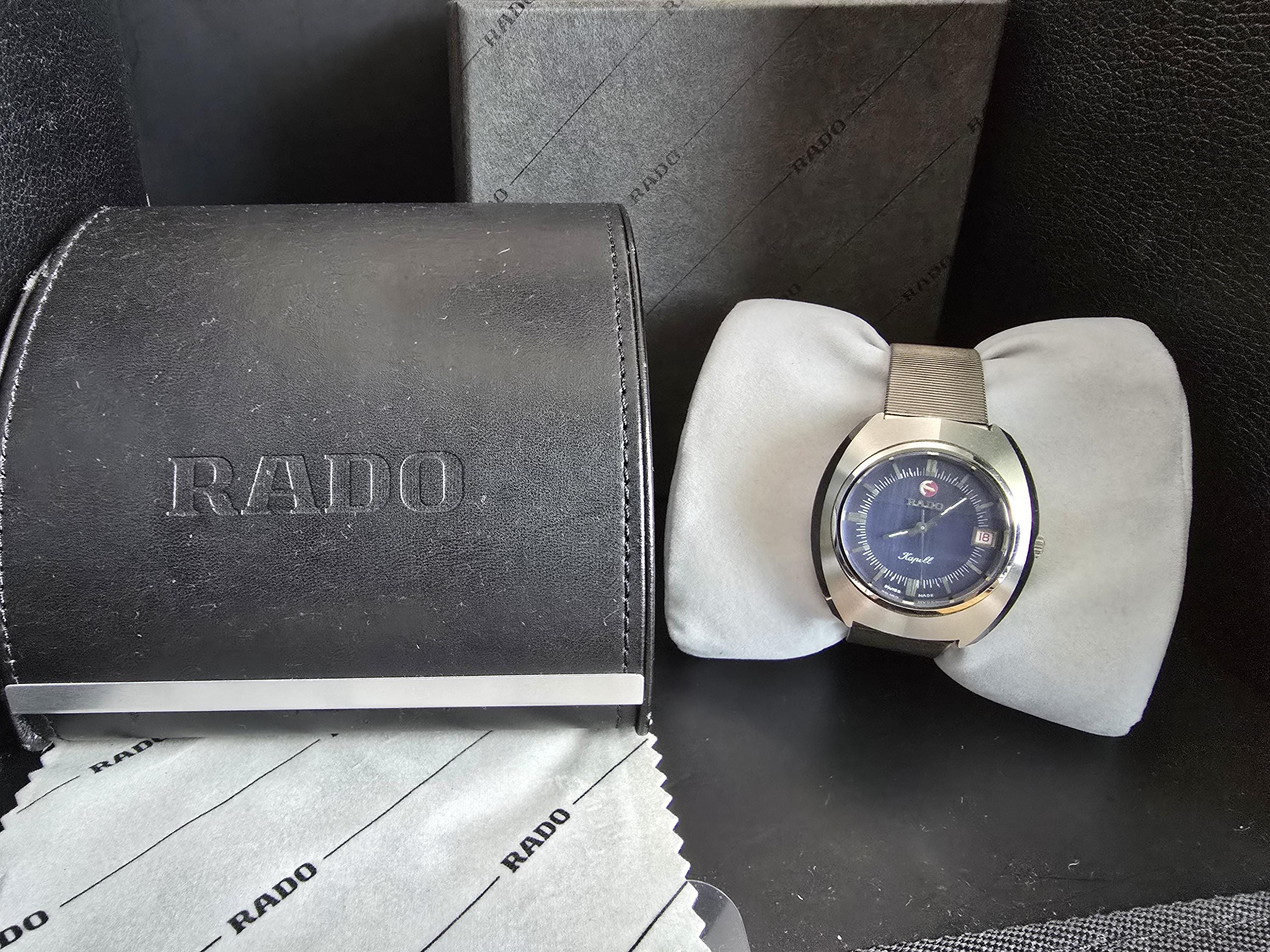 RADO Kapell AUTOMATIC Vintage 純正バンド Vintage Rare Automatic Watch Rado Kapell Made in Swiss , OLD STOCK