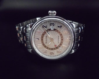 Wrist watch automatic Bulova Accutron Made in Swiss MINT