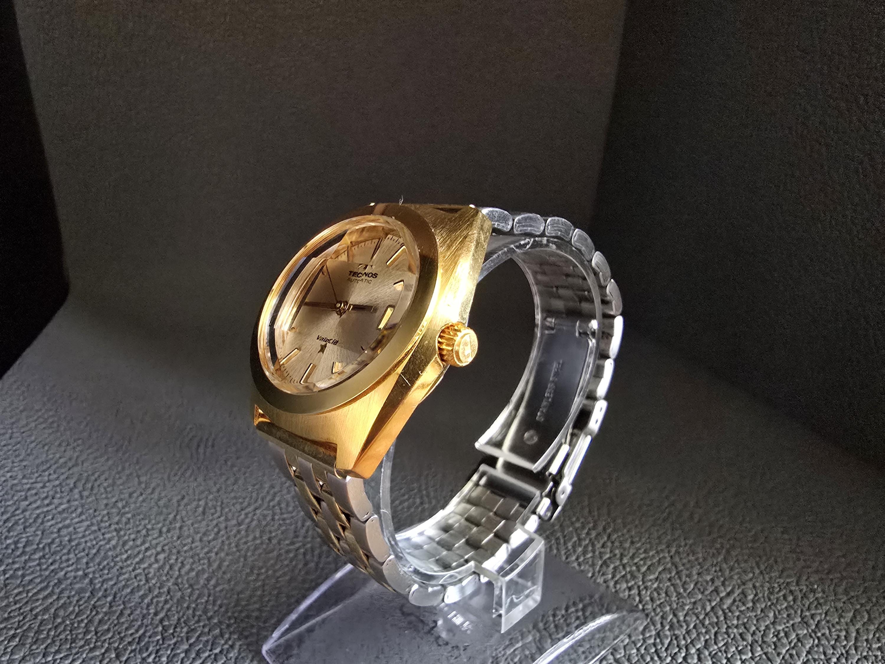 時計 TECHNOS Automatic Valencia Automatic Wristwatch Technos Model Valencia, Made in Switzerland