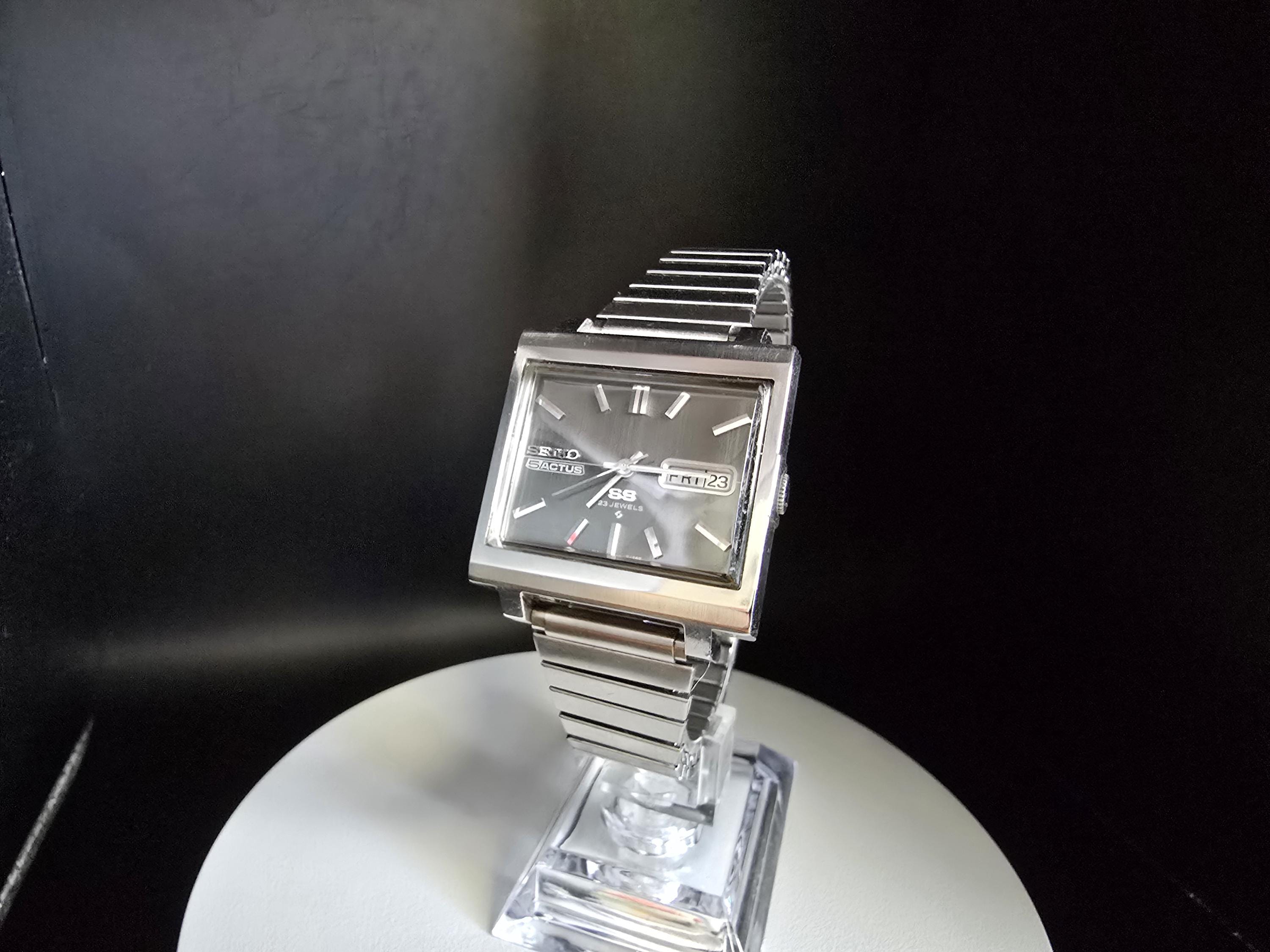 Seiko 5 Actus Automatic Square Watch , Vintage Rare - 60s