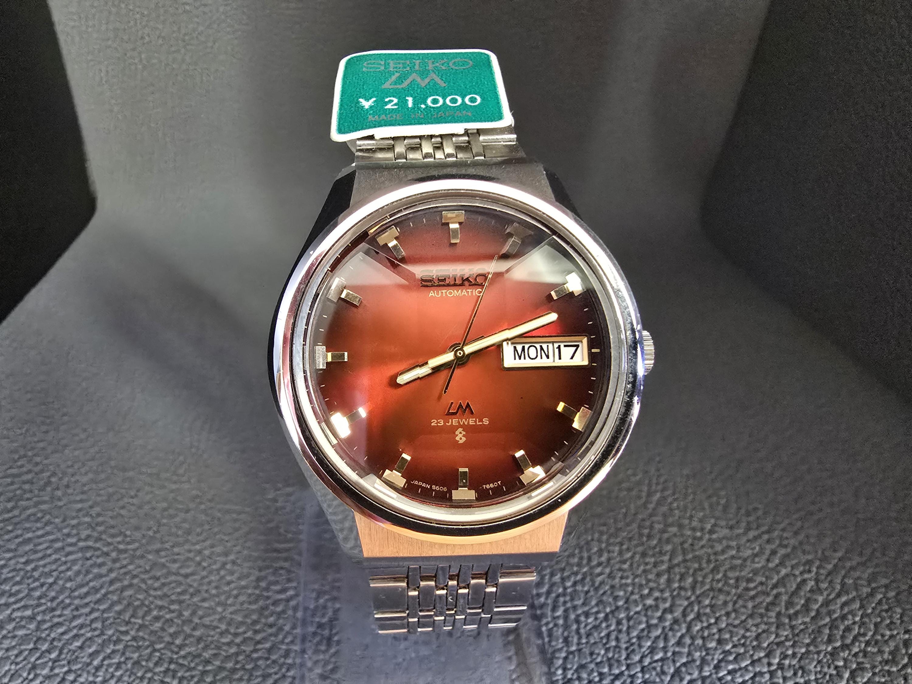 SEIKOＬＭ 23JEWELS Vintage Mens SEIKO LM LORD MATIC Automatic 23 Jewel Watch