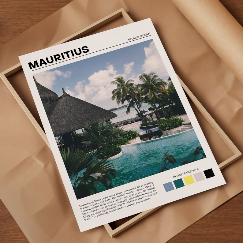 Mauritius Print, Mauritius Poster, Mauritius Art, Mauritius Photo