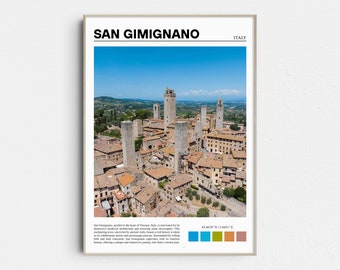 San Gimignano Print, San Gimignano Wall Art, San Gimignano Poster, San Gimignano Photo, San Gimignano Decor, Toscane, Italie, Cadeau de voyage