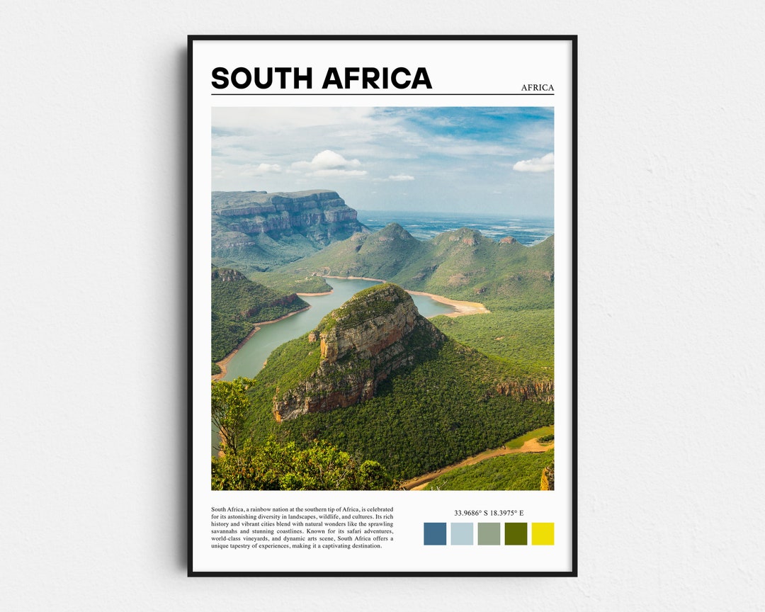 South Africa Print, South Africa Wall Art, South Africa Poster, South Africa Photo, South Africa