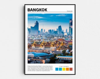 Bangkok Print, Bangkok Poster, Bangkok Wall Art, Thailand Art Print, Bangkok Photo, Bangkok Home Decor, Travel Gift