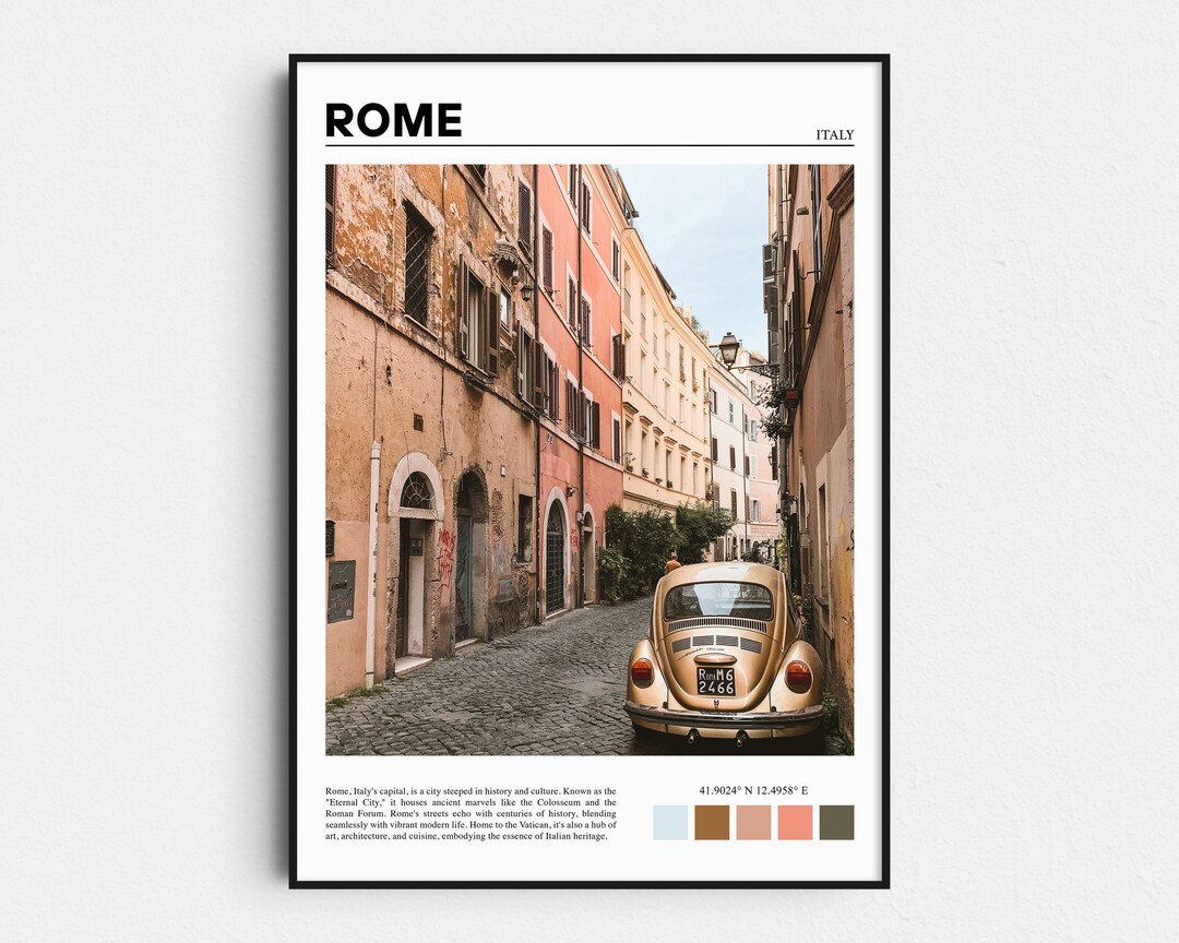 Wall Prints Rome Rome Print, Rome Poster, Rome Wall Art, Rome Art Print, Rome Photo ...