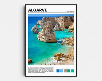 Algarve Print, Algarve Poster, Algarve Wall Art, Algarve Art Print, Algarve Photo, Algarve Travel, Portugal Print, Portugal Poster, Gift