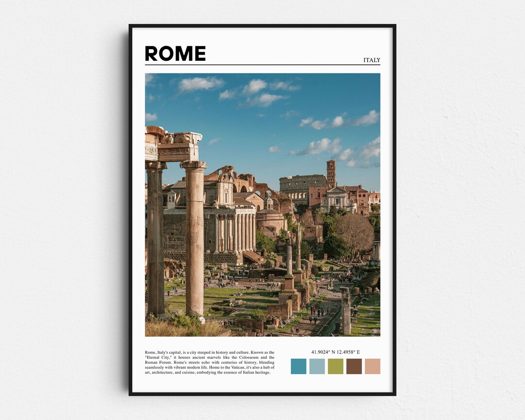 Wall Prints Rome Rome Print, Rome Wall Art, Rome Poster, Rome Photo, Rome Poster Print ...