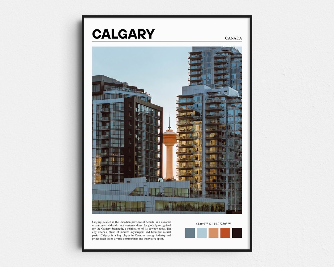 Calgary Print, Calgary Art, Calgary Poster, Calgary Photo, Calgary