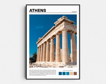 Athens Print, Athens Wall Art, Athens Poster, Athens Photo, Athens Poster Print, Athens Wall Decor, Greece Poster, Europe, Travel Gift
