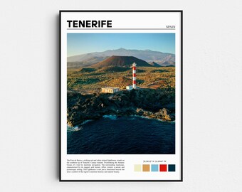 Tenerife Print, Tenerife Poster, Tenerife Wall Art, Tenerife Travel Print, Tenerife Art, Canary Islands Print, Spain, Travel Gift, Photo