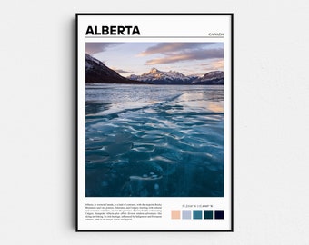 Alberta Print, Alberta Poster, Alberta Wall Art, Alberta Art Print, Alberta Photo, Canada Travel Print, Canada Poster, Canada Wall Art, Gift