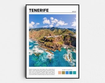 Tenerife Print, Tenerife Poster, Tenerife Wall Art, Tenerife Travel Print, Tenerife Art, Canary Islands Print, Spain, Travel Gift, Photo