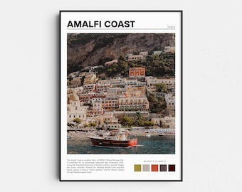 Amalfi Print, Amalfi Poster, Amalfi Wall Art, Amalfi Art Print, Italy Art Print, Amalfi Coast Print, Italy Travel Poster Print, Gift