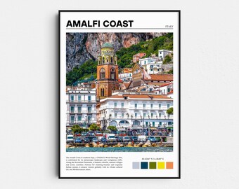 Amalfi Print, Amalfi Poster, Amalfi Wall Art, Amalfi Art Print, Italy Art Print, Amalfi Coast Print, Italy Travel Poster Print, Gift