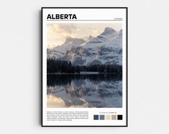 Alberta Print, Alberta Poster, Alberta Wall Art, Alberta Art Print, Alberta Photo, Canada Travel Print, Canada Poster, Canada Wall Art, Gift