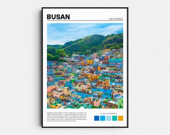Busan Print, Busan Poster, Busan Wall Art, Busan Art Print, Busan Photo, Busan Photography, Busan Travel, South Korea Poster Print, Gift