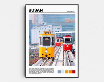 Busan Print, Busan Poster, Busan Wall Art, Busan Art Print, Busan Photo, Busan Photography, Busan Travel, South Korea Poster Print, Gift