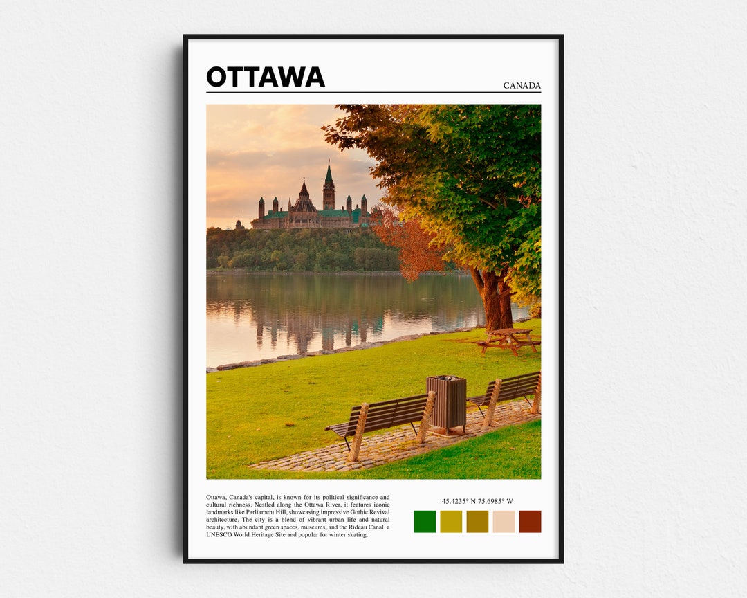 Ottawa Print Ottawa Poster Ottawa Wall Art Ottawa Art Etsy
