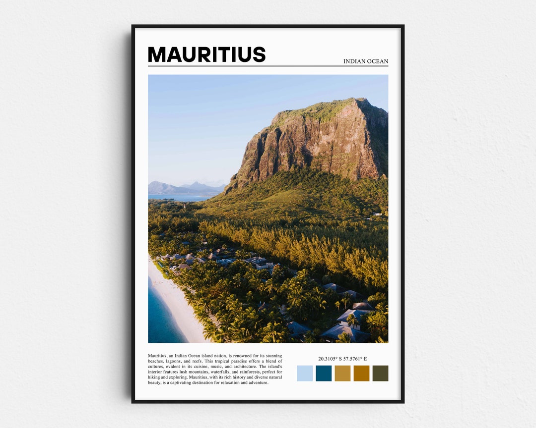 Mauritius Print, Mauritius Art, Mauritius Poster, Mauritius Photo, Mauritius Poster Print
