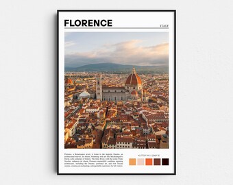 Florence Print, Santa Maria Del Fiore Cathedral, Italy Wall Art, Travel Gift, Travel Poster, Europe Print, Tuscany Print, Sunrise Photo
