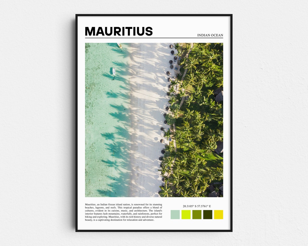 Mauritius Print, Mauritius Art, Mauritius Poster, Mauritius Photo, Mauritius Poster Print