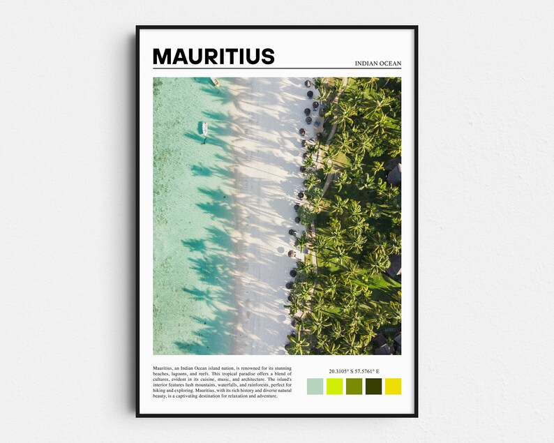 Mauritius Print, Mauritius Art, Mauritius Poster, Mauritius Photo