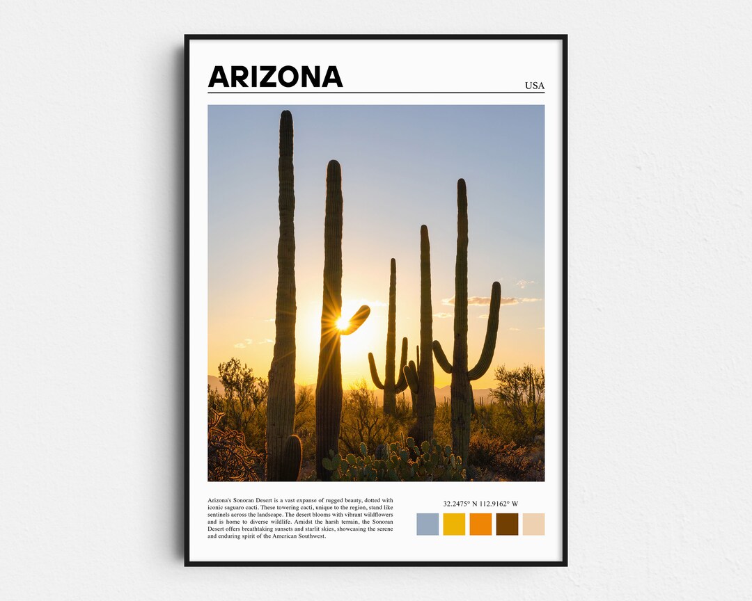 Arizona Print, Arizona Wall Art, Arizona Poster, Arizona Photography