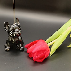 Fotohalter | Kartenhalter | Bulldogge | Deko aus Epoxidharz | Resin | verschiedene Ausführungen | Geschenk | selbstgemacht