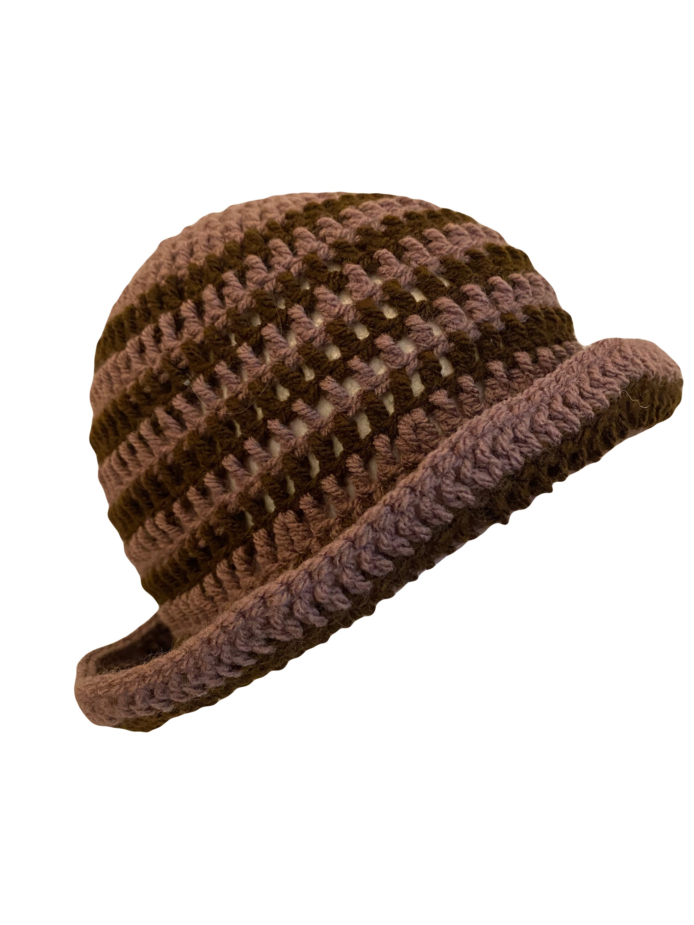 ★VARZAR★ Crochet Knit Round Bucket Hat Brown MUSINSA | VARZAR Crochet Knit Round Bucket Hat Brown