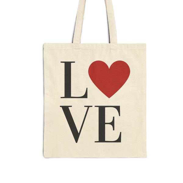 Borsa regalo San Valentino, Borsa regalo per fidanzata e fidanzato, tote bag per innamorati, tore bag con cuore, borsa con amore