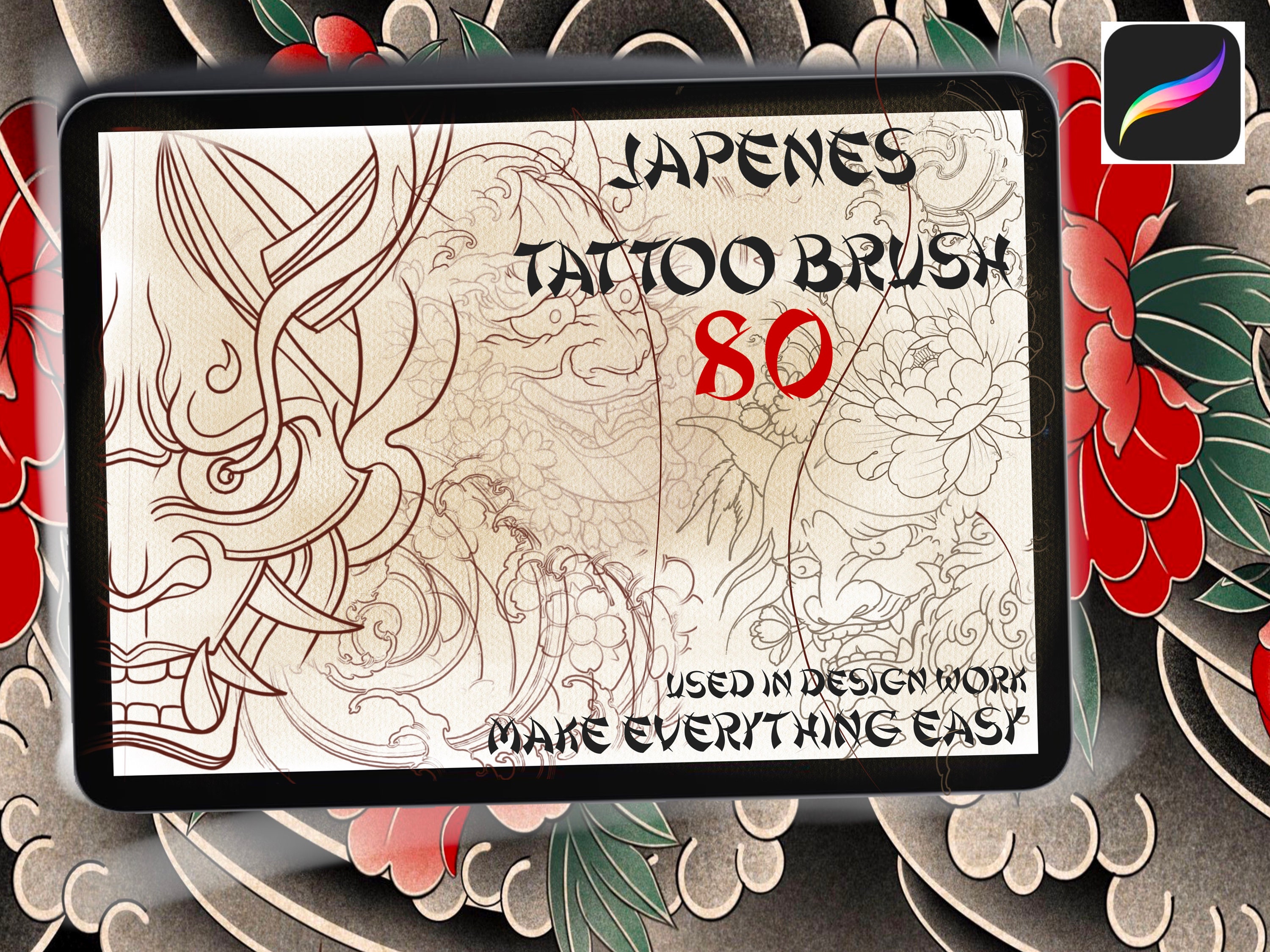 Spirit tattoo design, japanese kanji, handmade brush Stock Illustration |  Adobe Stock, image size:3000x2250