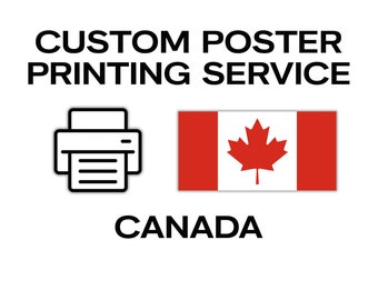 Servizio di stampa di poster personalizzati Canada (CA)