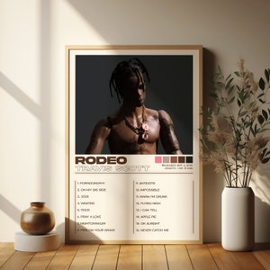 Travis Scott Poster 3 Pack, Travis Scott Album Art Cover Wanddruck Gemälde, Travis Scott Set 3 Poster, Utopia, Astroworld, Rodeo Bild 7