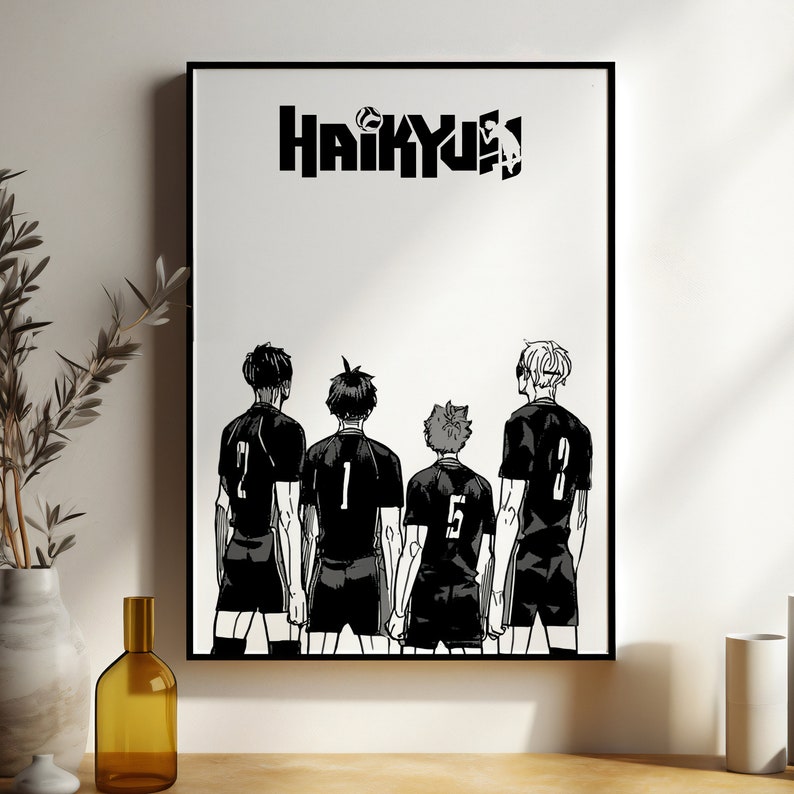 Haikyu Posters 10 Pack, Haikyu Art Anime Wall Print Painting, Haikyu