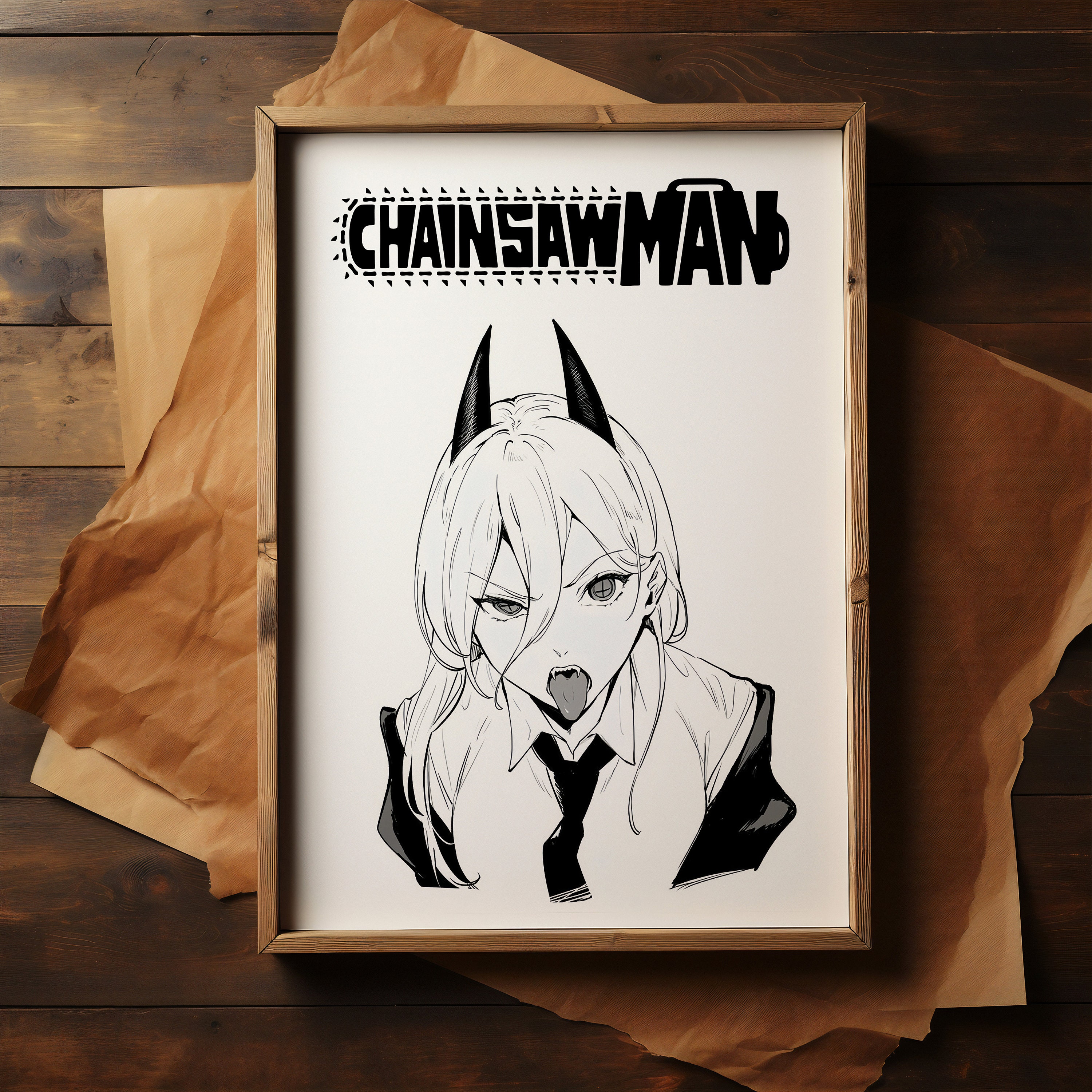 Chainsaw Man Posters 8 Pack, Chainsaw