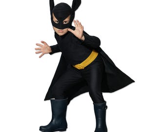 Batman Costume Sewing Pattern for Kids 5–10 Years,  Instant PDF Download