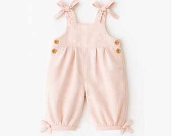 Baby Romper Sewing Pattern — 6-12-18-24 M, for girls and boys, digital product