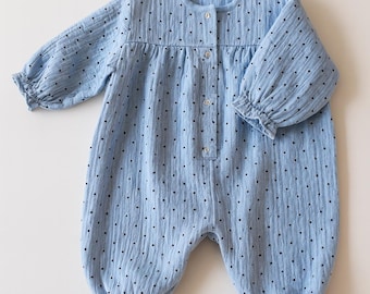 Romper PDF Sewing Pattern: Baby Jumpsuit, Gender Neutral (6-24 Months A4)