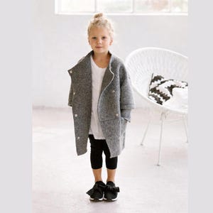 PDF-Schnittmuster — Mädchenmantel für 3–7 Jahre | Digitales Produkt | Sofortiger Download