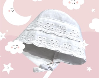 Baby Bonnet Pattern Set: Frilled & Brimmed Hats (PDF Download, 1-9 Months)