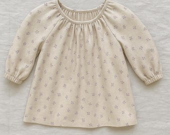 Easy Girls' Peasant Dress Sewing Pattern (Sizes 1.5-5 Years) (Digital Download)