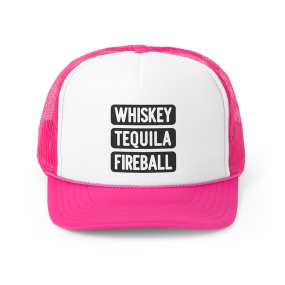 Bold Spirits Trucker Hat - Whiskey, Tequila, Fireball 