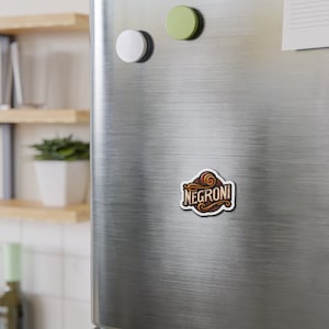 Negroni Logo Die-Cut Magnets