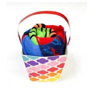 Cute baby socks gift for boys 2 pairs colorful with motif 6 - 9 months