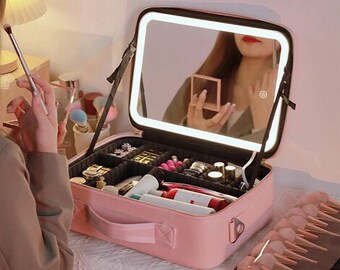 Borsa per trucco cosmetico a LED intelligente