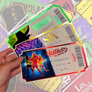 Personalised Foil Theatre/Event/Concert Ticket